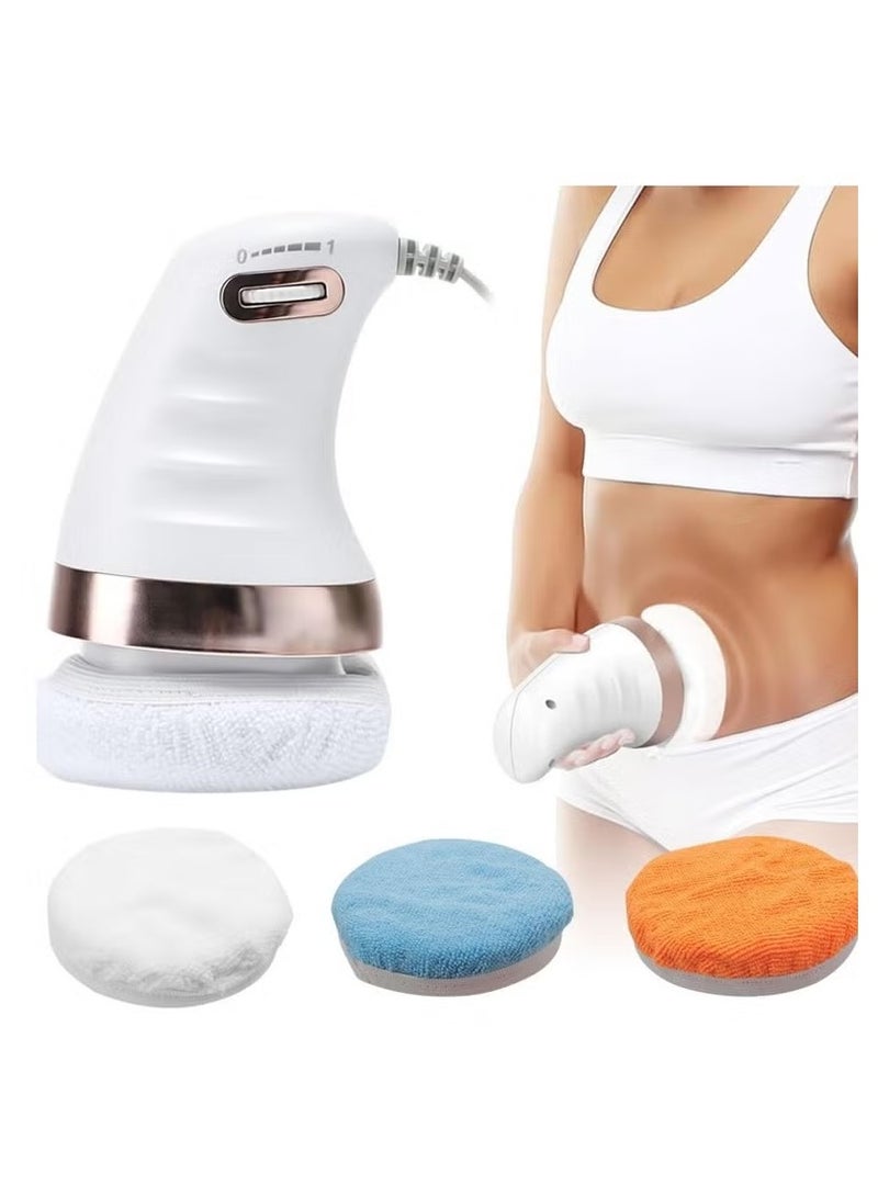 Body Massager Electric Cellulite Massager with 3 Skin-Friendly Pads Handheld Body Contouring Machine for Toning The Abdomen arms and Thighs - Image 1