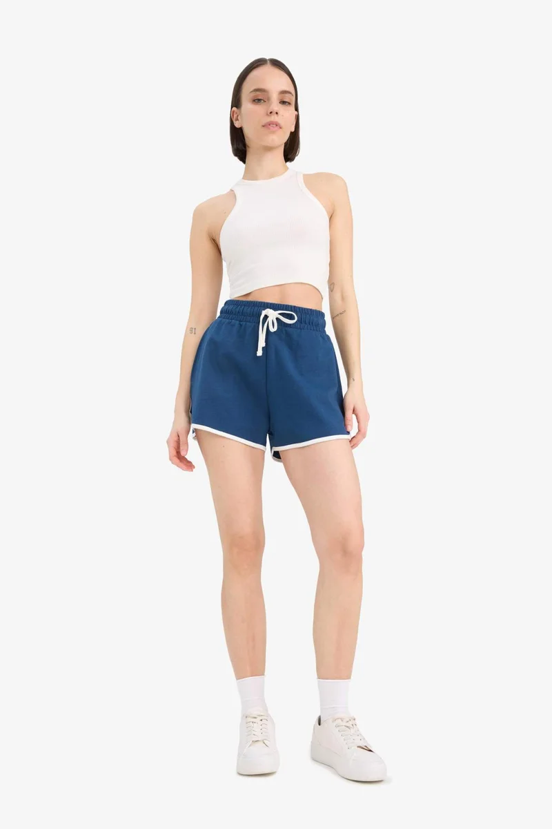 DeFacto Regular Fit Thick Sweatshirt Fabric Shorts