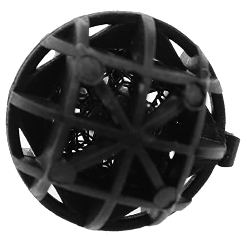 MEETOOT Bio Balls 100pcs Black 16mm Biological Balls Filter Media with Sponge Aquarium Filter Media Tank Bio Balls for Air Pump Clean Fish Tank Pond Sponge Media - Image 3