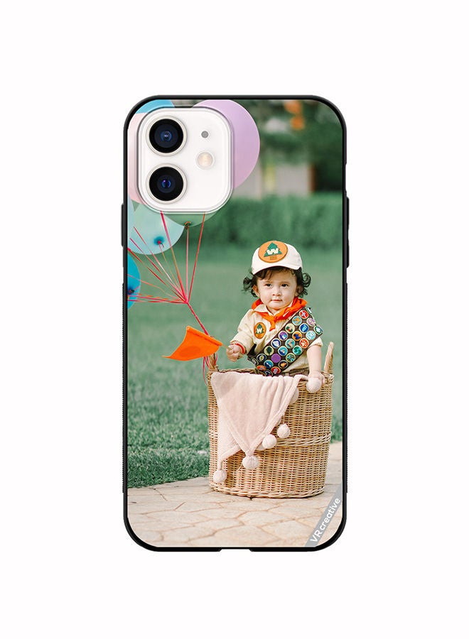 VR CREATIVE Protective Case Cover For Apple iPhone 12 mini Boy In Basket Design Multicolour - Image 1