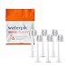 Waterpik واتربيك رؤوس فرشاة استبدال أصلية بحجم مدمج مع أغطية لفرشاة الأسنان Sonic-Fusion للفلوشينج SFRB-2EW، 6 قطع باللون الأبيض - Image 2