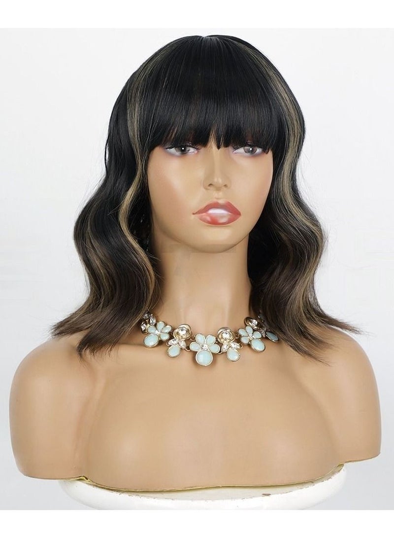 إستيل شعر مستعار طويل مجعد أوروبي وأمريكي من الألياف الأنثوية بغطاء رأس كامل لون R626 - Image 1