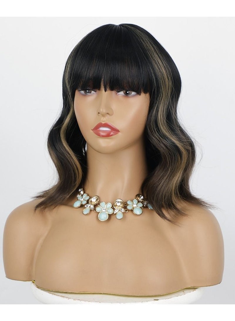 إستيل شعر مستعار طويل مجعد أوروبي وأمريكي من الألياف الأنثوية بغطاء رأس كامل لون R626 - Image 2