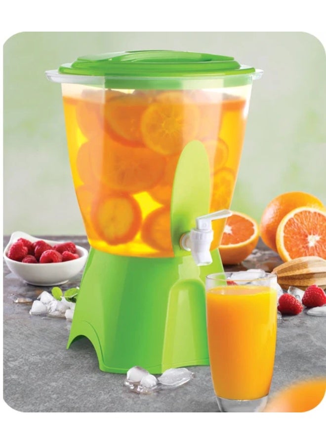 6500ml Beverage Dispenser Cooler with Easy Pour Tap, Large Capacity Water Storage Container - Image 2