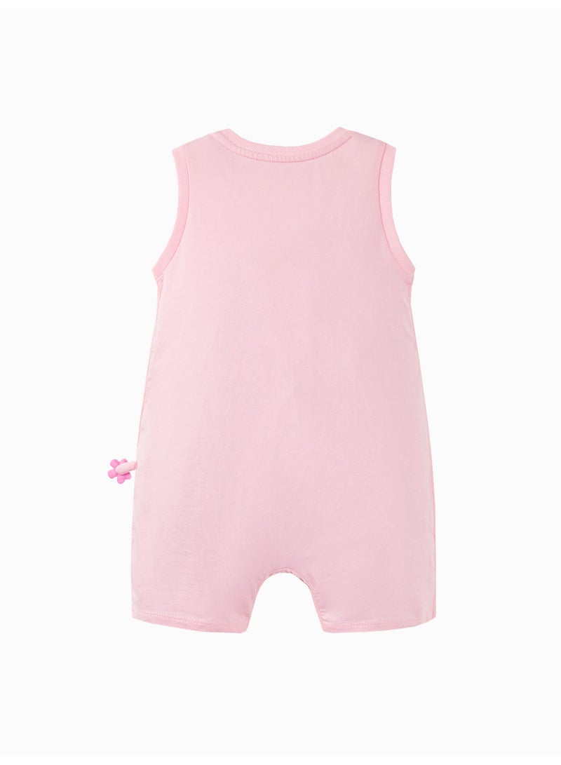 ميني بالا رومبير أطفال كاجوال للجنسين بدون أكمام للأنشطة الخارجية، برسومات زهور رائعة، نسيج فائق النعومة يسمح بمرور الهواء، رقبة دائرية كلاسيكية، لمسة جانبية جذابة، إغلاق سريع ومريح، مثالي للمرح اليومي وفي الهواء الطلق - Image 5