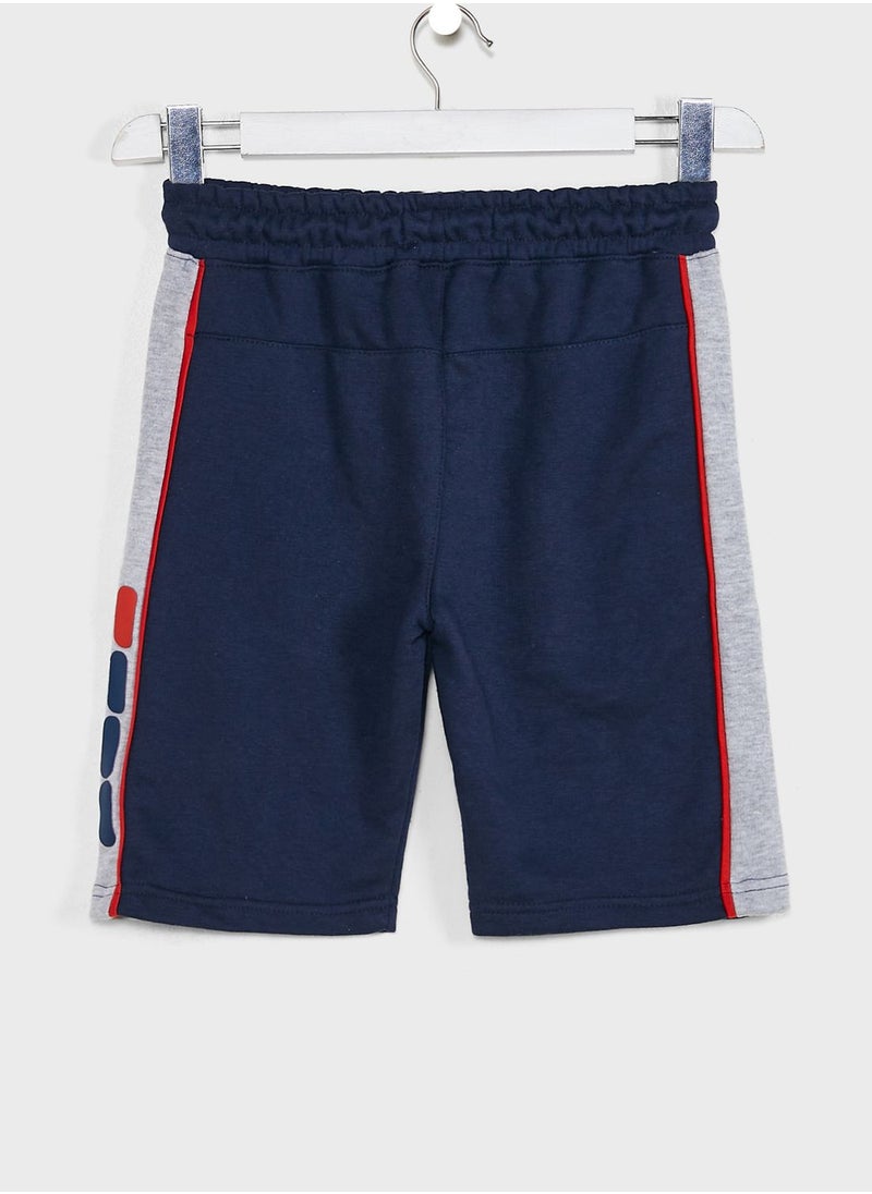 MINOTI - Kids Side Colour Block Casual Shorts - Image 1