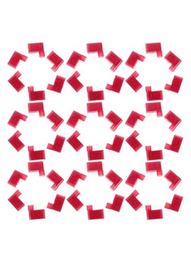 100pcs Nylon Insulated Female Spade Crimp Terminals for Electrical Wire Connections - Image 1