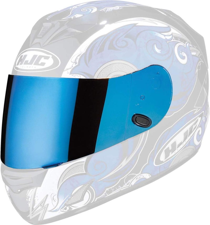 HJC Helmets RST Blue Mirror Shield for HJ-09, AC-12, CL-15 and CL-SP - Image 1