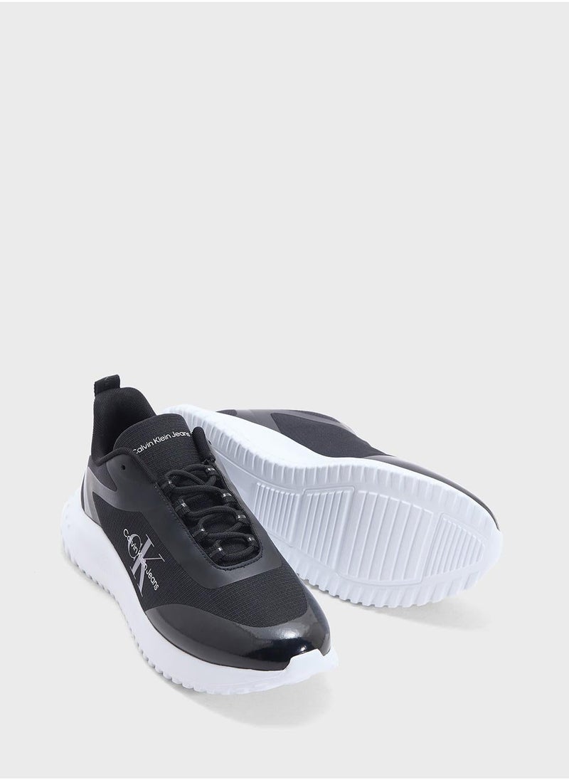 Calvin Klein Jeans EVA LOW LACE MIX RUNNER TRAINERS  - Image 3
