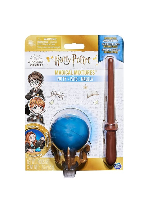 Wizarding World Harry Potter, Magical Mixtures Activity Set with Magnetic Putty and Harry Potter Wand, blue