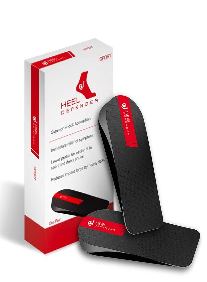 Heel Defender نعال طبية لتخفيف آلام القدم الناتجة عن التهاب وتر أخيل من هيل ديفندر، تسكين فوري لالتهاب اللفافة الأخمصية ومرض سيفر، نعال رياضية مريحة بمقاس 0.4 بوصة للأحذية الصغيرة/المتوسطة، مصممة من قبل أطباء القدم. - Image 1