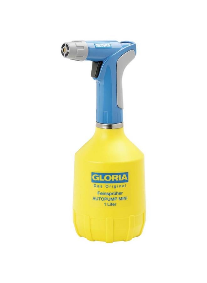 جلوريا بخاخ ضغط صغير للحديقة بمضخة أوتوماتيكية باللونين الأزرق والأصفر سعة 1 لتر 000950.0000 - Image 1
