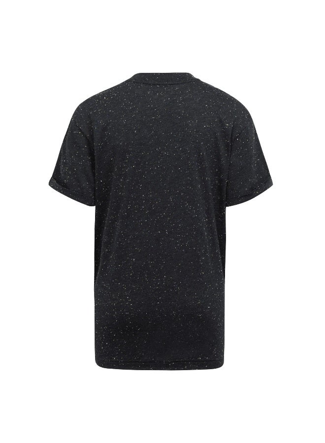 Adidas G Fi Bl T Black Training T-Shirts 7-8Y - Image 3