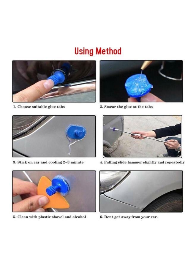 Generic 45-Piece Dent Puller Slide Hammer Repair Tool Kit  - Image 2