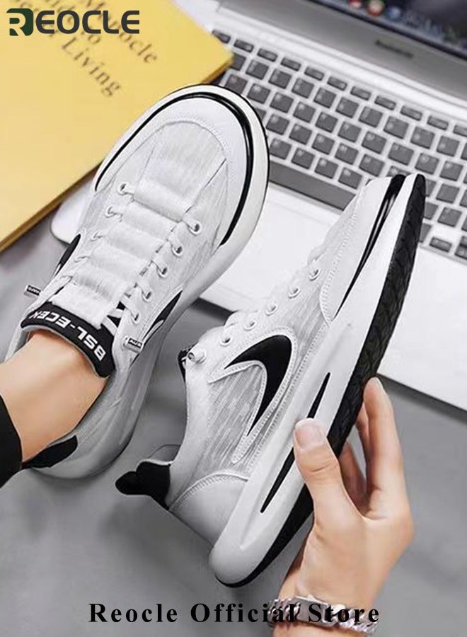 Men's Sneakers Breathable Sports Shoes Fashion Running Shoes Casual Athletic Walking Shoes Non Slip Soft Sole Lightweight Tennis Shoes