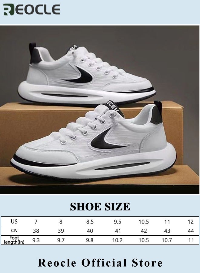 Men's Sneakers Breathable Sports Shoes Fashion Running Shoes Casual Athletic Walking Shoes Non Slip Soft Sole Lightweight Tennis Shoes