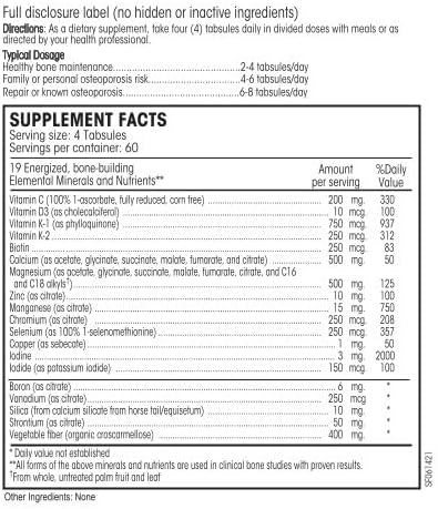 Perque Bone Guard Forte 20 240 Tablets by Perque - Image 2