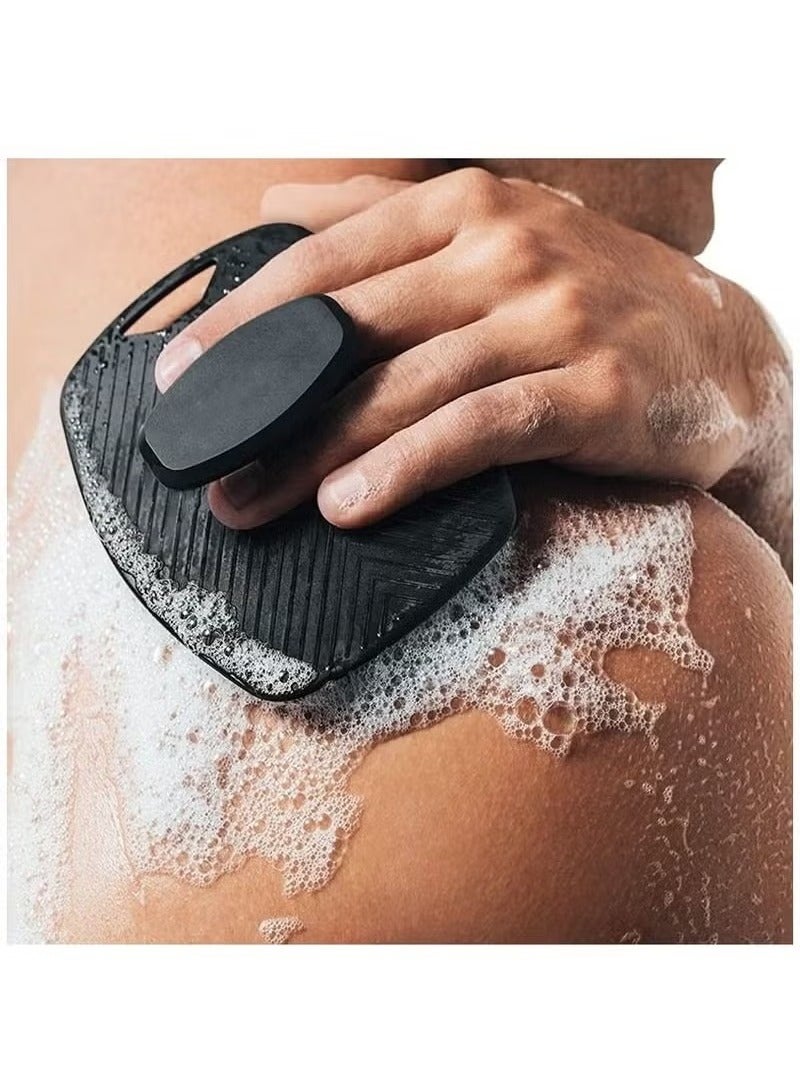 The Body Buffer Premium Silicone Scrubber for Nourishing Cleaning & Exfoliating Your Skin Lather Boosting Bristles with Ergonomic No-Slip Handle Long-Lasting & Easy to Clean Bathing Body Brush - Image 4