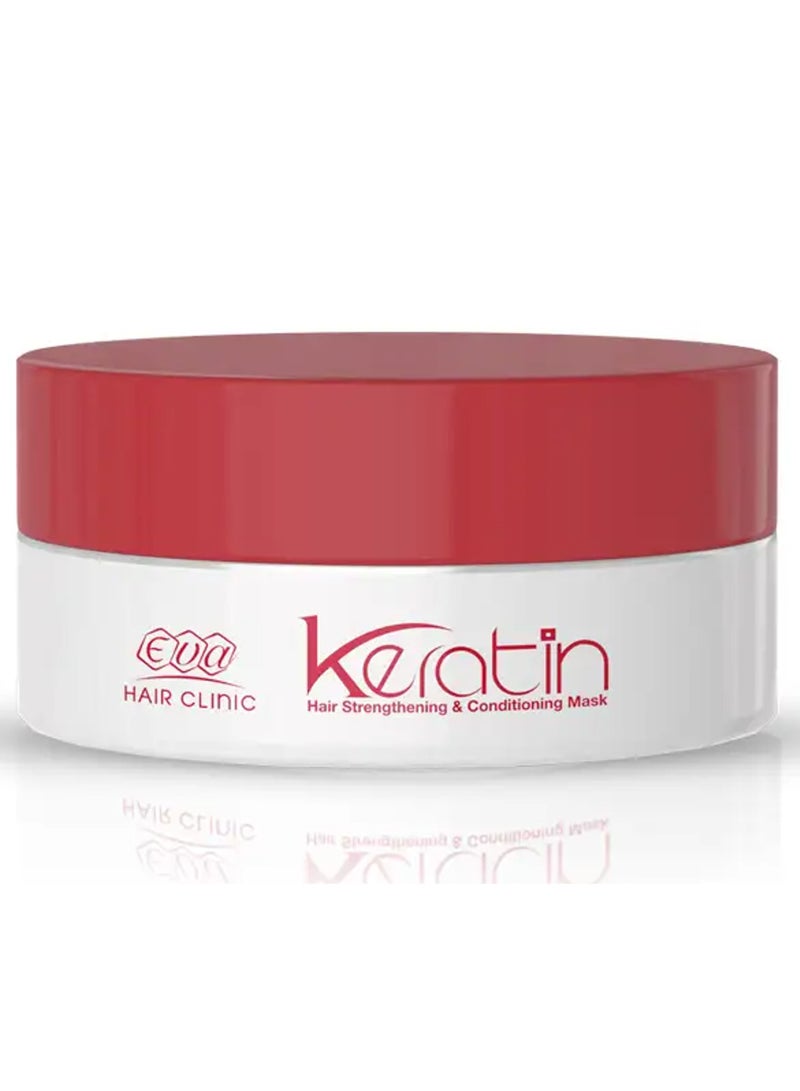 ماسك الكيراتين لفرد الشعر وترطيبه - 200 مل