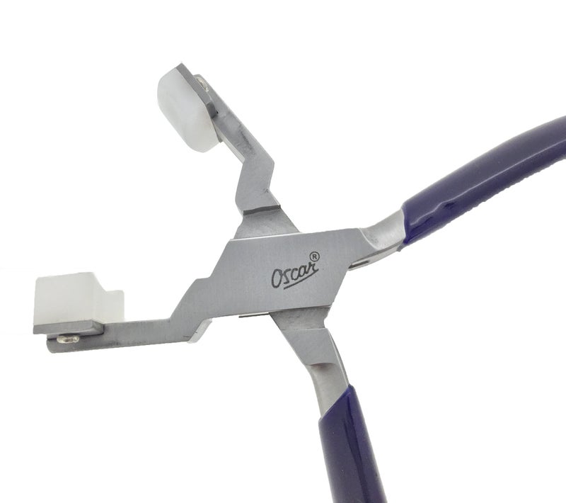 Oscar Ring Bending, Metal Working, Forming, Tool Deep Bending Pliers with Nylon Jaws for Jewelry Works Approx 6� - Image 4