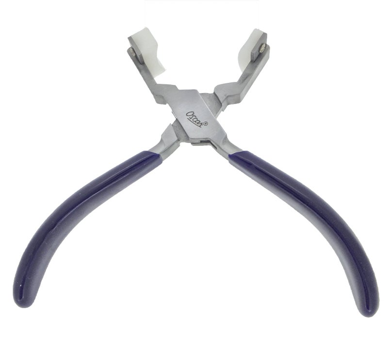 Oscar Ring Bending, Metal Working, Forming, Tool Deep Bending Pliers with Nylon Jaws for Jewelry Works Approx 6� - Image 1