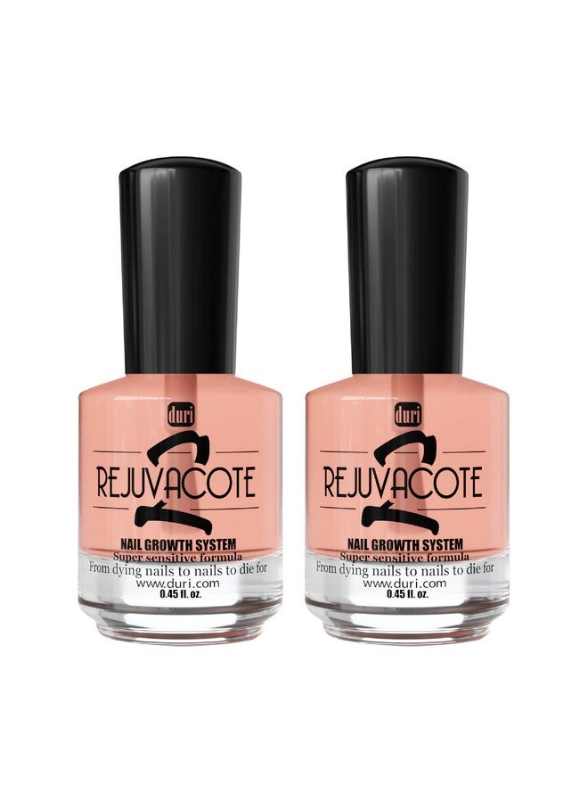 duri Rejuvacote 2 Nail Growth System Sensitive Formula Nail Hardener And Strengthener For Brittle Breaking Splitting Nail Repair 0.45 Fl Oz (Pack Of 2) - Image 1