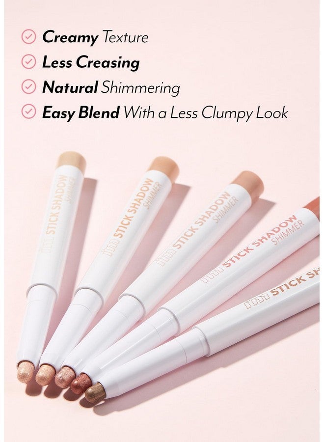 I'M MEME Eyeshadow - I'm Stick Shadow Shimmer 003 Pink Charm | Long Wear Blendable, Creamy, Pearly Finish, Under Eye Makeup Suitable for Beginners, Glitter, Smudge Proof, High Pigmentation, 0.03 Oz - Image 5