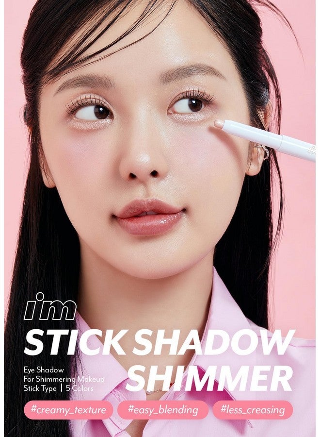 I'M MEME Eyeshadow - I'm Stick Shadow Shimmer 003 Pink Charm | Long Wear Blendable, Creamy, Pearly Finish, Under Eye Makeup Suitable for Beginners, Glitter, Smudge Proof, High Pigmentation, 0.03 Oz - Image 2