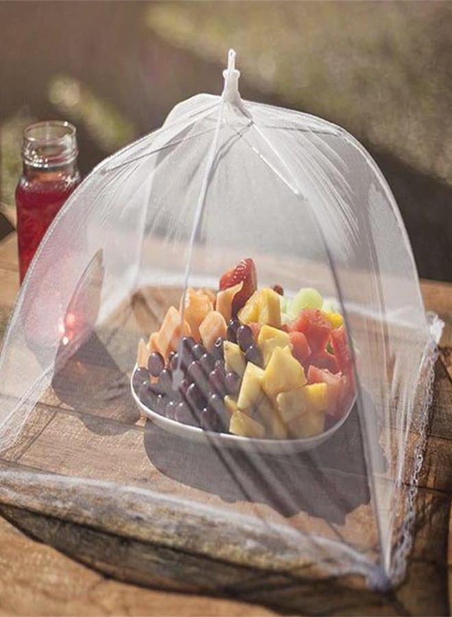 Home Outdoor gauze folding reusable insect-proof food cover-32 x 32cm  - Image 4