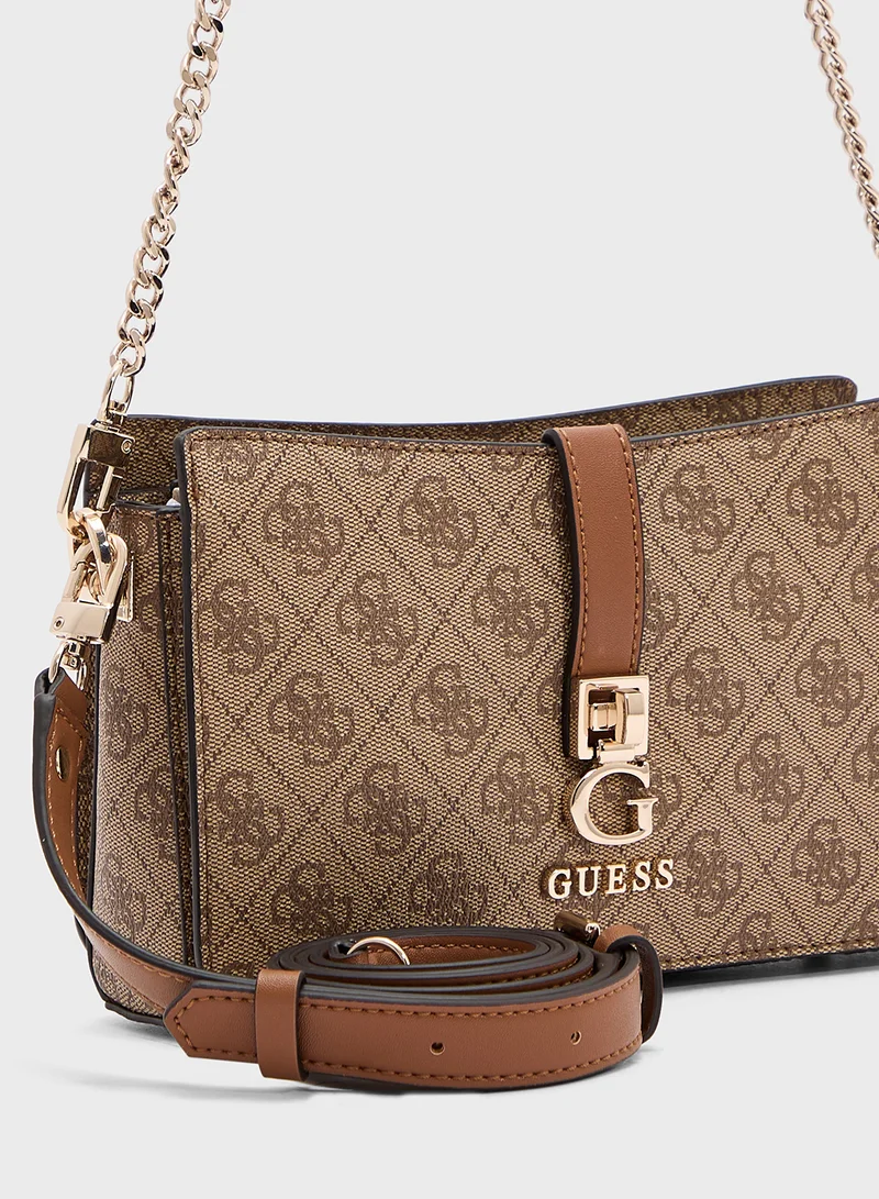 GUESS Zamira Top Zip Shoulder Bag