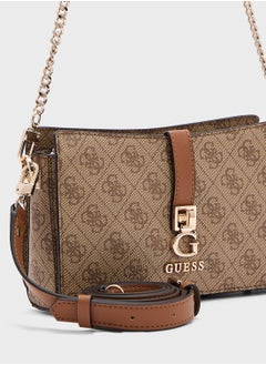 GUESS Zamira Top Zip Shoulder Bag  - Image 4