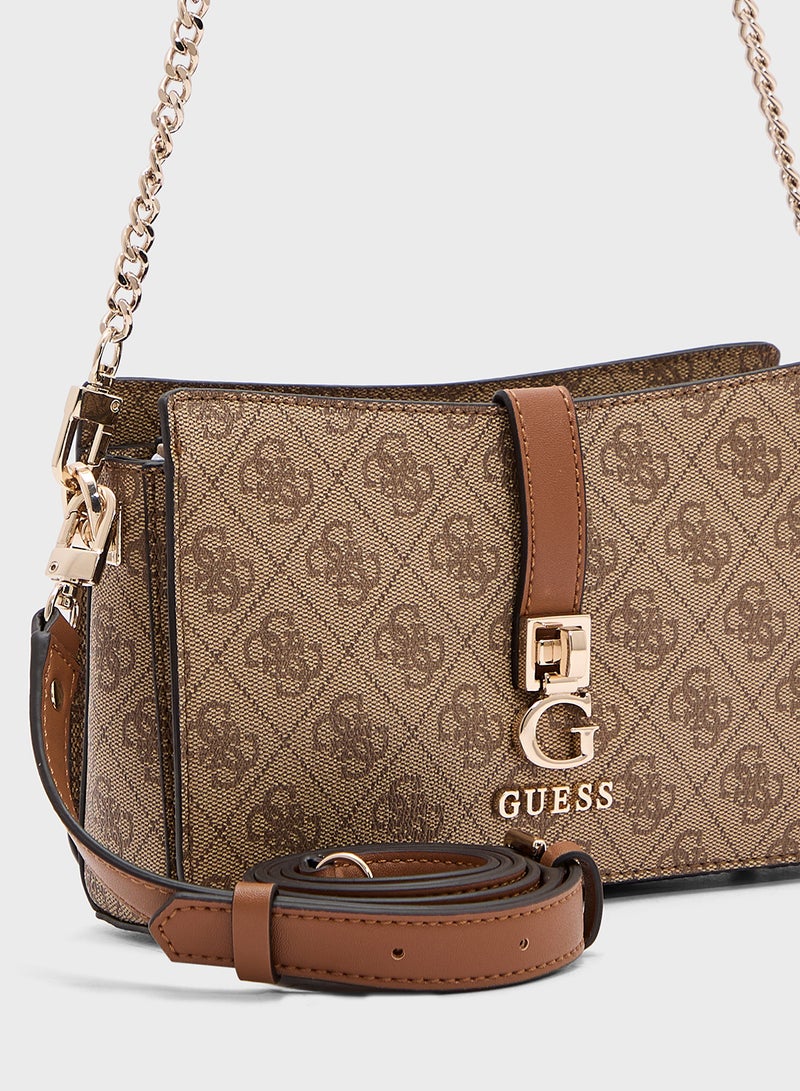 جس Zamira Top Zip Shoulder Bag - Image 4