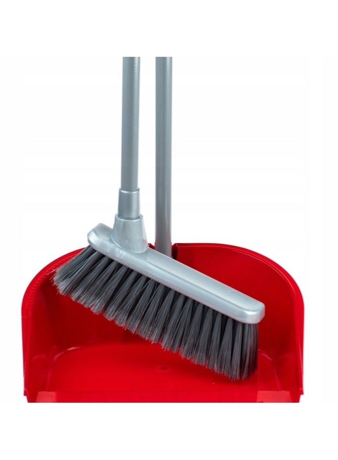 Tonkita Tonkita Long Handled Dustpan with Broom: Effortless Dust Collection and Versatile Cleaning Solution  - Image 2