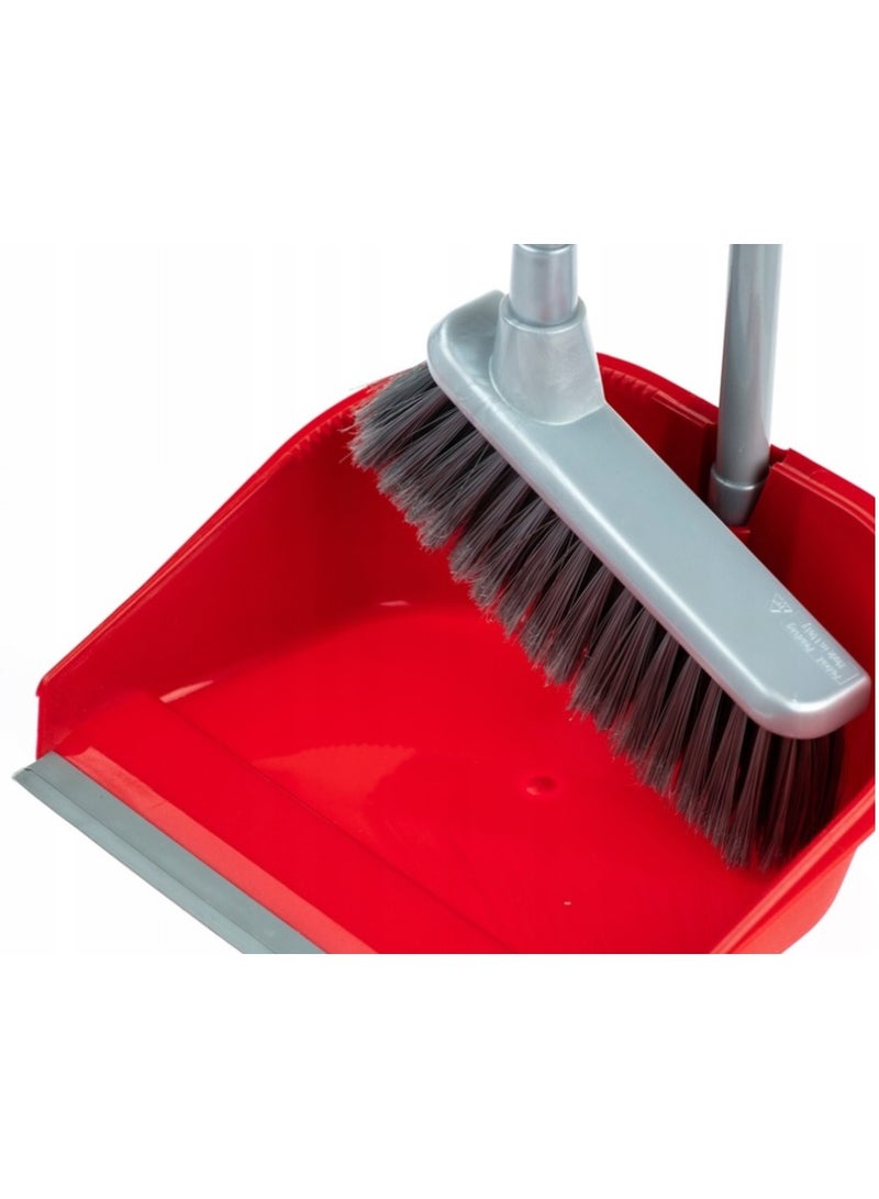 Tonkita Tonkita Long Handled Dustpan with Broom: Effortless Dust Collection and Versatile Cleaning Solution  - Image 3