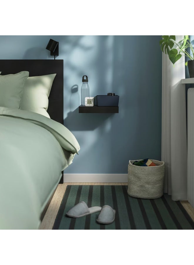 IKEA (IKEA) رف حائط أسود-بني 30×26 سم - Image 3