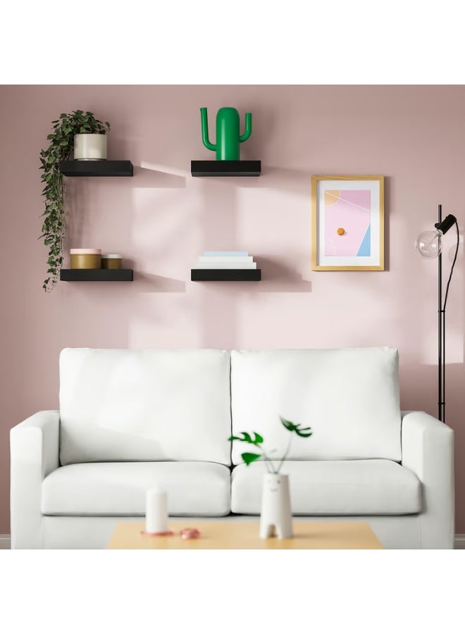 IKEA (IKEA) رف حائط أسود-بني 30×26 سم - Image 2
