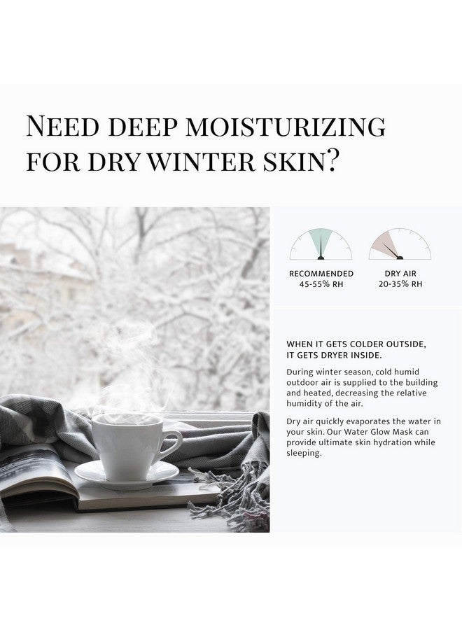 DOCTORCOS Snow White Water Glow Mask Cream Moisturizing Sheet Free Sleeping Pack (2 Original + Brush) - Image 3