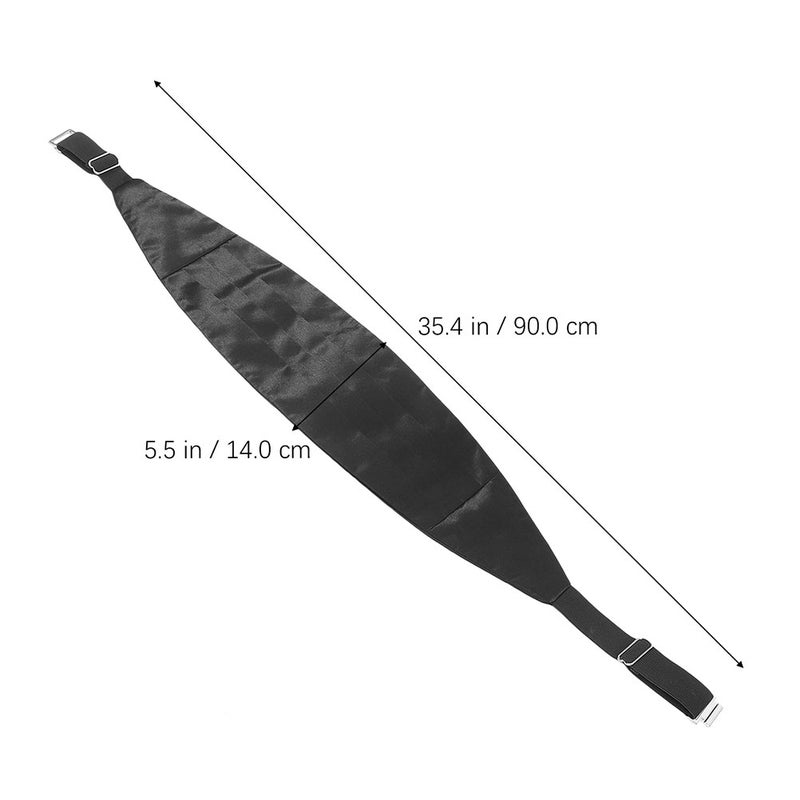 2pcs Color Cummerbund Men Formal Tuxedo Accessories Adjustable Satin Waistband For Wedding And Party Events - Image 2