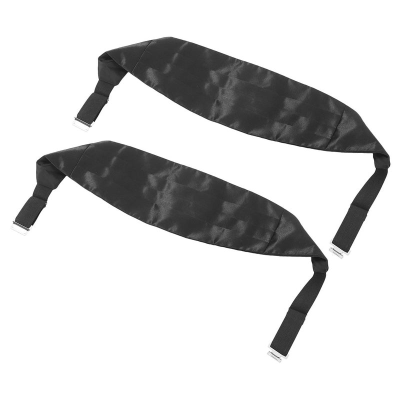 2pcs Color Cummerbund Men Formal Tuxedo Accessories Adjustable Satin Waistband For Wedding And Party Events - Image 5