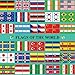 Geyee 3000 Pcs World Flag Stickers for Kids Country Flag Small International Passport Flags of the World Tiny Stickers for School Reward Chart Classroom Home Decor Room Multicolor Flag - Image 3
