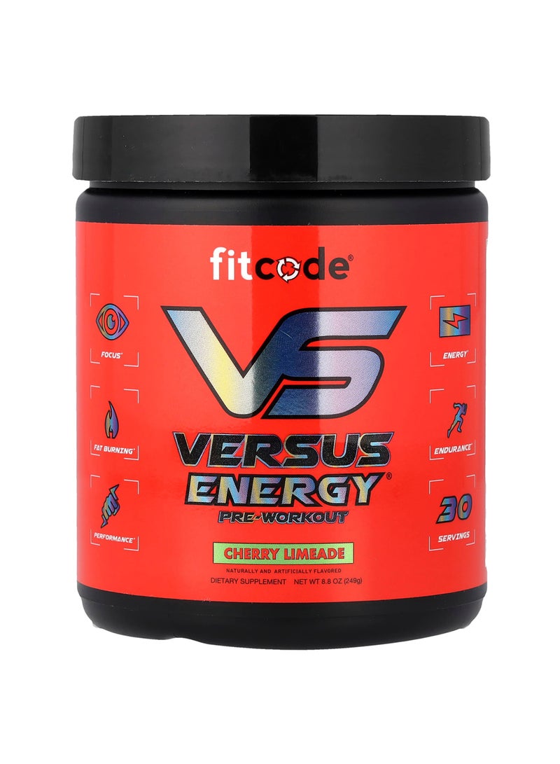 fitcode Versus Energy® Pre-Workout, Cherry Limeade, 8.8 oz (249 g)