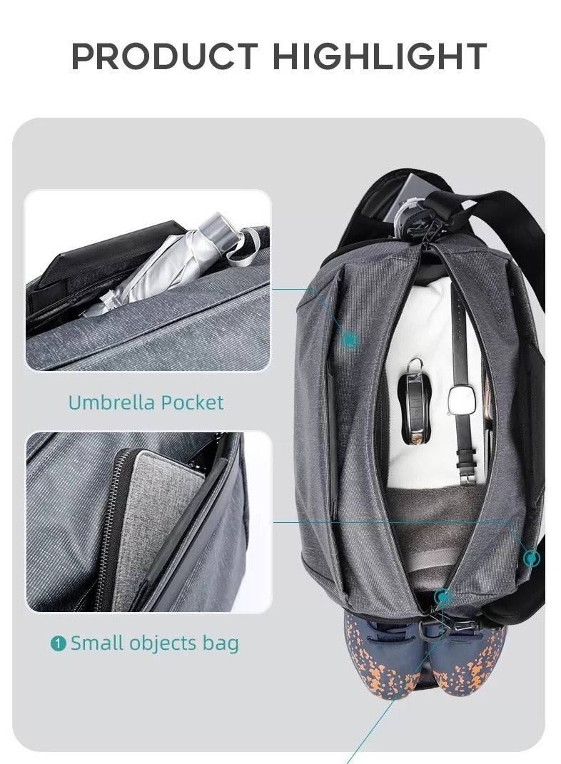 BANGE Bange Wet and Dry Separation Fitness Travel Bag for Men / Women  - Image 5