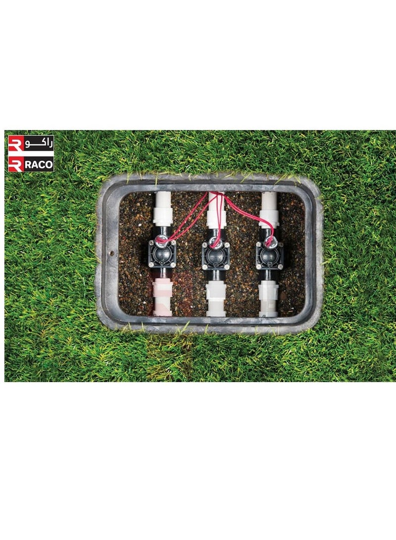 RACO Hunter PGV 1 Inch Solenoid Valve with Flow Control for Residential and Commercial Irrigation Controls (2) - Image 3