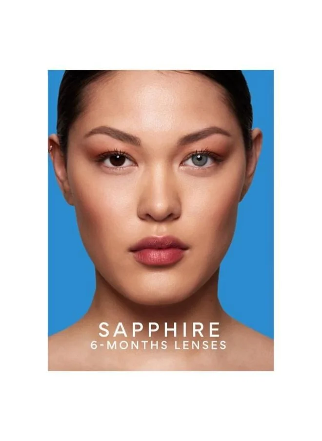 سواتي Cosmetics Coloured Contact Lenses  Sapphire 6 Months
