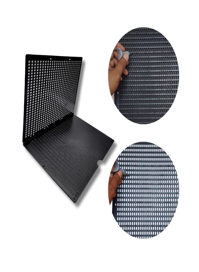 TORCHIT A4 Braille Slate with Stylus for Writing for Visually Impaired (Regular) - Image 3