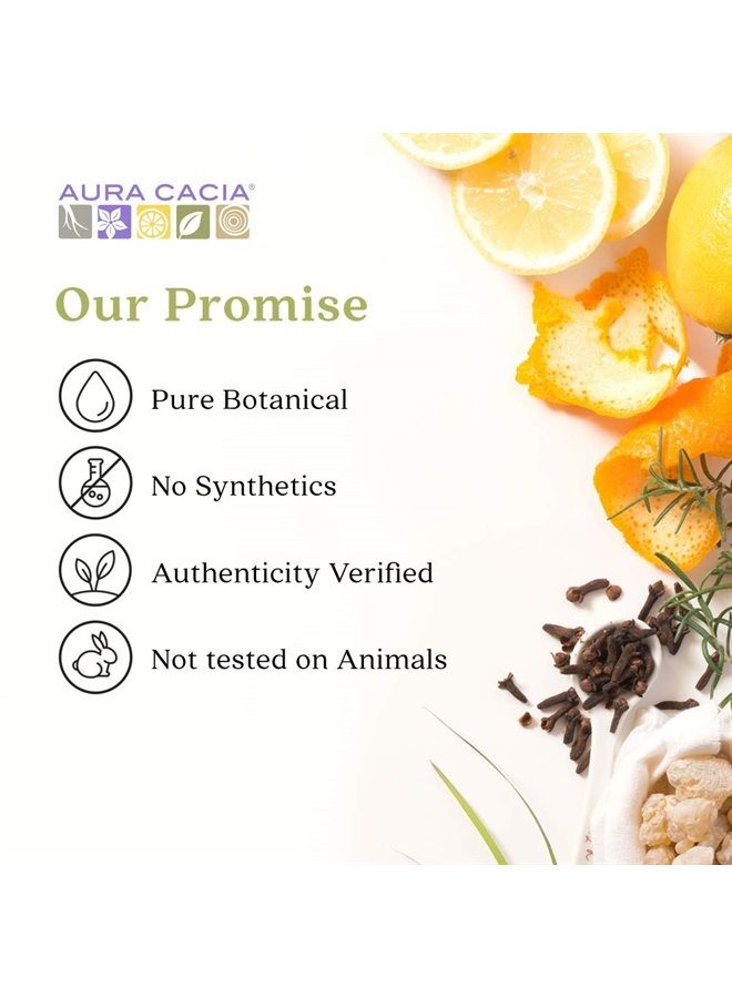 Aura Cacia زيت إكليل الجبل الأساسي 100% نقي من فيربينون | عضوي معتمد، مختبر GC/MS للتأكد من النقاء | 7.4 مل (0.25 أونصة سائلة) | روزماري نوس أوفيسيناليس - Image 4