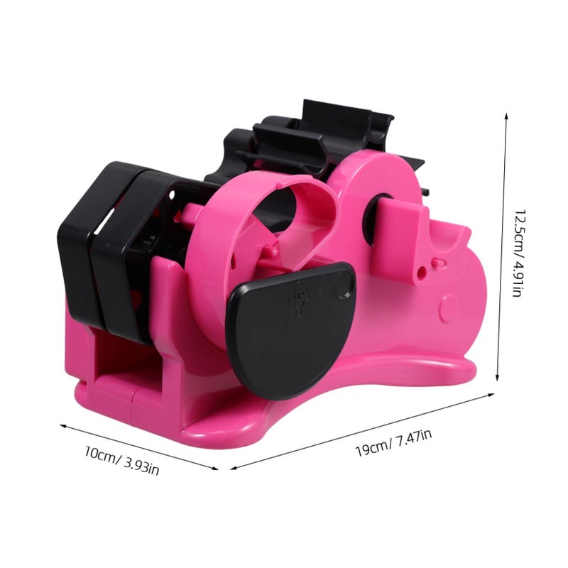 Light Green Portable Tape Dispenser with Cutter for Crafting Wrapping and Office Use - Image 3