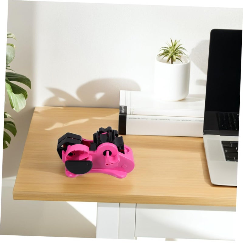 Light Green Portable Tape Dispenser with Cutter for Crafting Wrapping and Office Use - Image 5