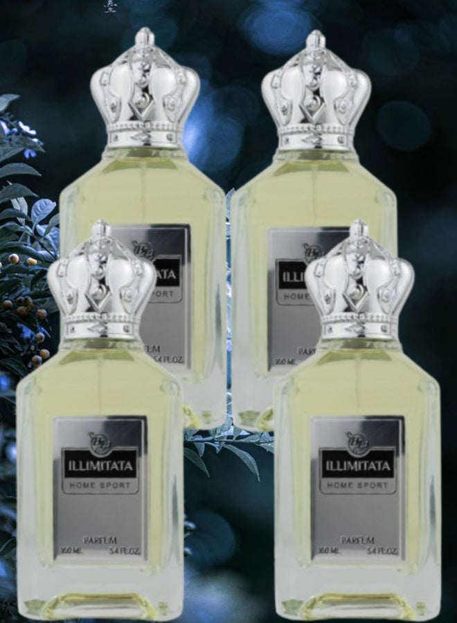 بي إل 4 قطع عطر إليميتاتا هوم سبورت 100مل - Image 1