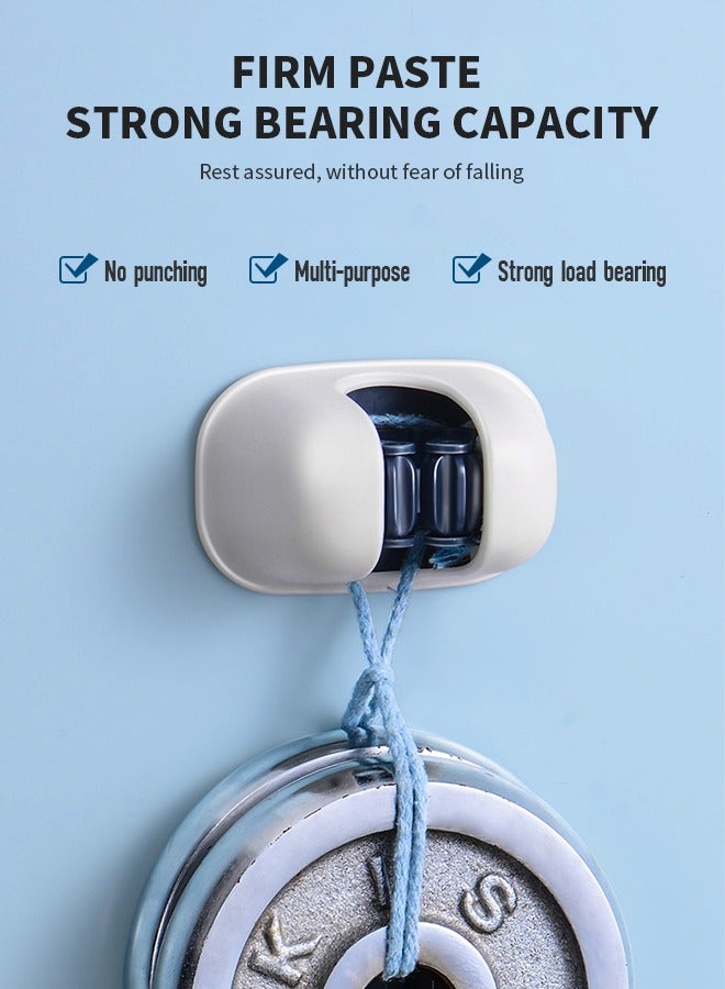 Broom Holder, Wall-Mounted Mop Holder, No Punching, Strong Load-Bearing, Suitable for Kitchens, Garages, Storage Rooms  - Image 5